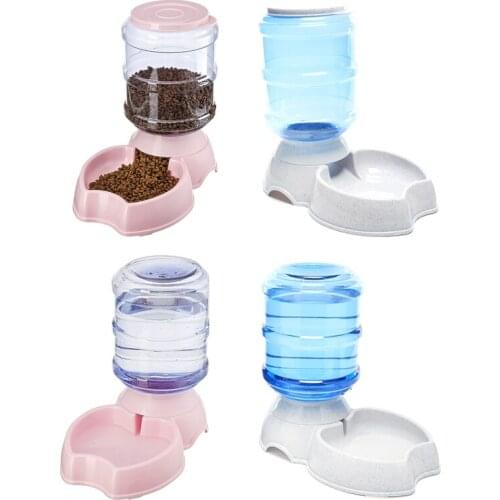 3.8L Pet Automatic Feeder Dog Cat Drinking Bowl For Dog Water Drinking Cat Feeding Large Capacity Dispenser Pet Cat