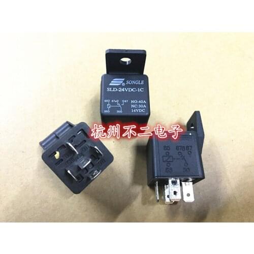 Automotive relays SLD-24VDC-1C 40A 14VDC 5 feet conversion