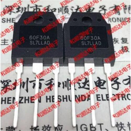 Free shipping 10PCS 60F30A 60F30 TO-3P 300V 60A