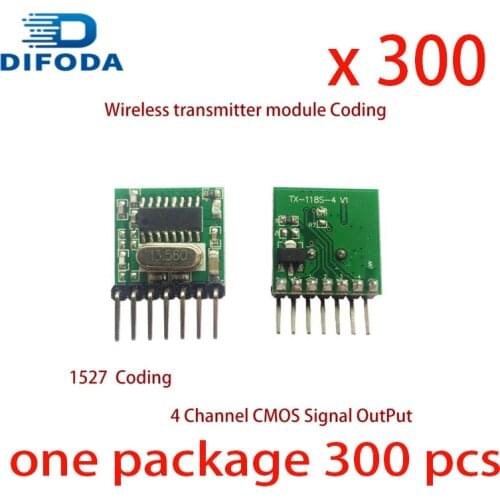 QIACHIP RF 433 Mhz 1527 Learning Code Wireless Remote Control Transmitter Module & 433.92Mhz DC 12V 24V Mini Receiver DIY kit