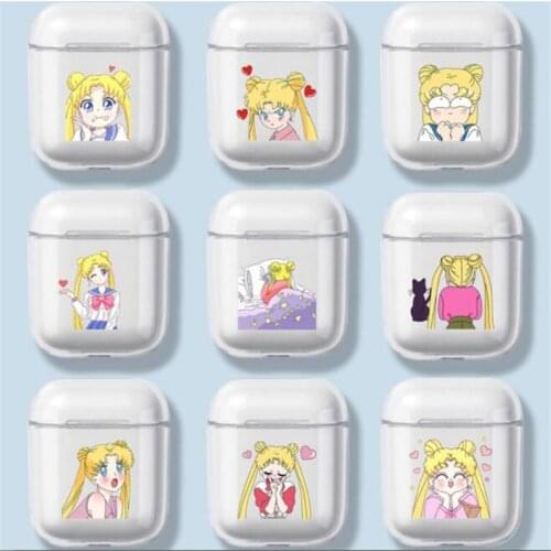 PC Cartoon Girl Case For Airpods 1 2 3 Pro Cases PC Protective Bluetooth Case For AirPods 2 3 Earphone Cover For Air Pods Case