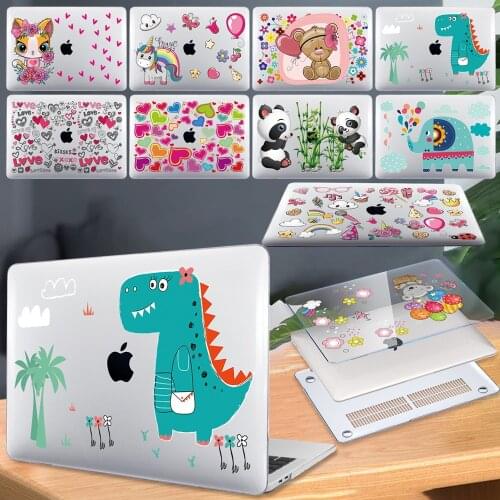 Laptop Case for MacBook Air 13 11 Pro 13 Touch Bar 2020 A2251 A2289 Mac Book Pro 15 2019 A1708 A2159 A2179 Cute Hard Shell Cover