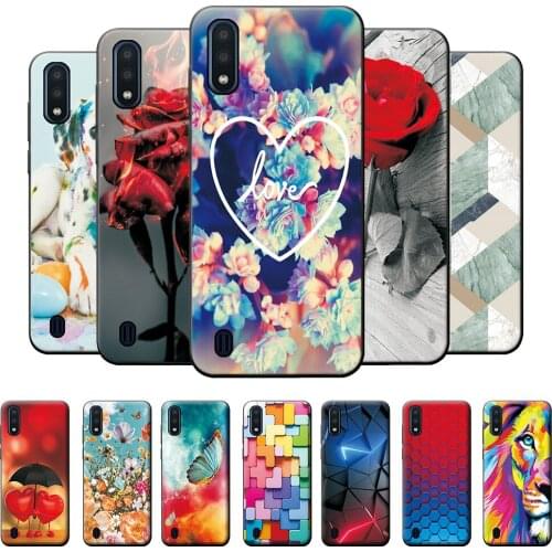Case For Samsung Galaxy M01 Case Cover For Samsung M01 Shockproof Silicone Phone Case For Samsung M01Cute Bumper on Galaxy M01
