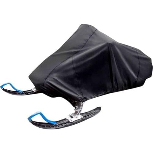 115X51X48inch Full Snowmobile Cover Outdoor Trailerable Sled Cover Waterproof Snowproof Dustproof Cover Anti-UV Cover