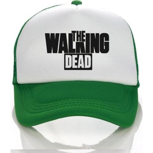 The Walking Dead Adult Child Trucker Cap Boy Hat men Baseball Caps Young Girl the walk dead DIY printed Peaked Hats Kids