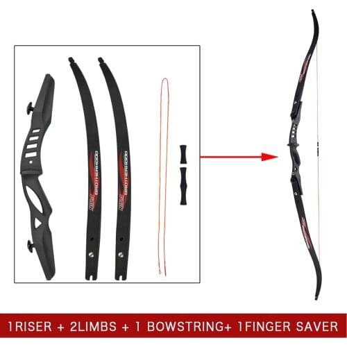 1X 30Lbs ILF Recurve Bow Youth Archer Beginner Right Left Handed Target Practice Archery Free Shipping