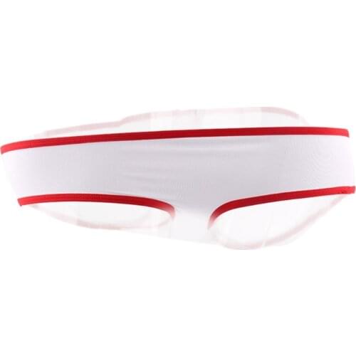 Men Women Sexy Couple Underwear 2 Person in One Panties Lovers Shorts Funny Game Briefs Lingerie for Bachelorette Party