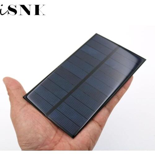 Polycrystalline Solar Panel 5.5V 1.65W 300mA Output Solar Cell 5V 300mA Charge Regulators Solar Module Outdoor DIY 3.7V Battery