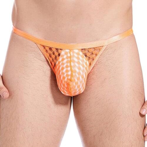 1 Pcs Briefs Accessories Breathable Tangas Thong Lingerie Comfortable Fashion G-String Low Rise Thong Male Gay underwear Penis