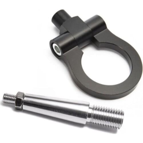 Screw-on Folding Ring Screw on Front Rear Bumper Tow Hook for Nissan 350Z 370Z GTR Circular TraileRing Car