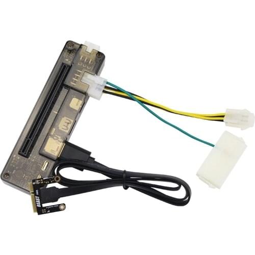 PCIe PCI-E V8.4D EXP GDC External Laptop Video Card Dock / Laptop Docking Station (Mini PCI-E interface Version) New Arrived