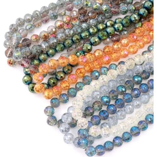 10mm 20 pcs Ball Glass Crystal Beads Diy Handmade Jewelry Crystal Beads Clothing Accessories Crystal Beads jewelry accessories