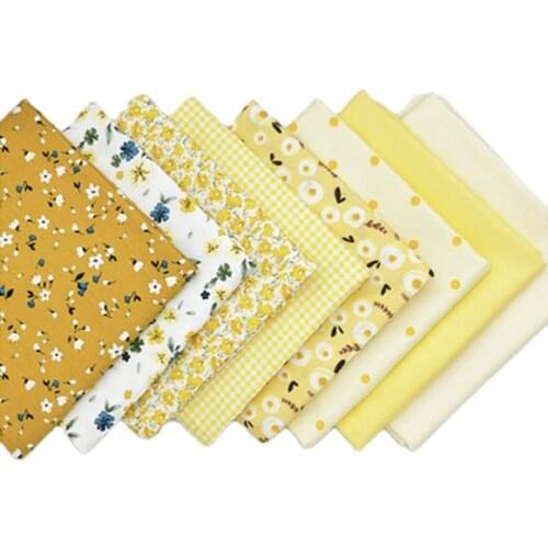 160x50CM Twill Idyllic Floral Pure Cotton Printed Fabrics Patchwork Sewing for Handmade Crafts Dolls Bedding Home Decor Material