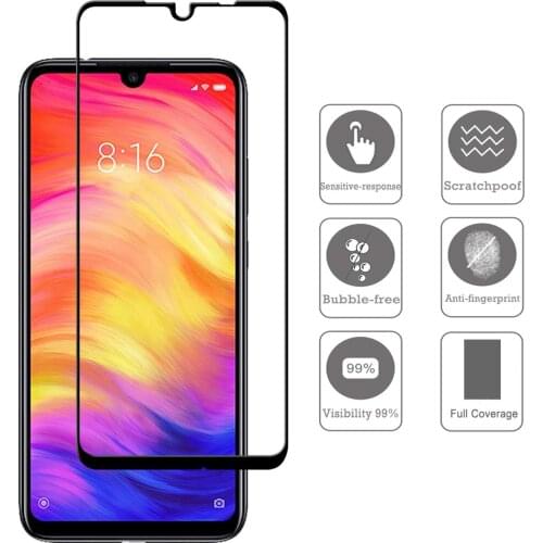 2.5D 9H Tempered Glass Screen Film for Redmi Note 7 Screen Protector Redmi Note 7 Pro Protective Film Xiaomi Note7 Front Cover