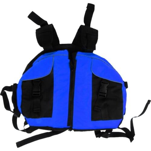 Kayak Sailing Rafting Buoyancy s Vest PFD with Pockets Blue/Orange