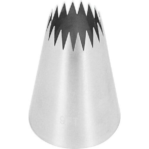 Free Shipping FDA High Quality Stainless Steel Large Cake Decorating French Cupcake Icing Nozzle #9FT