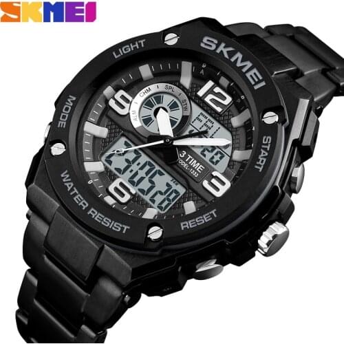 SKMEI Fashion Watch Men Chronograph Waterproof Watch Digital Quartz Clock Men Sports Watches Relogio Masculino