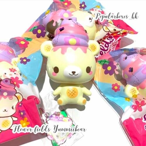 Creamiicandy Yummiibear Flower fields Squishy Slow Rising Gift Toy