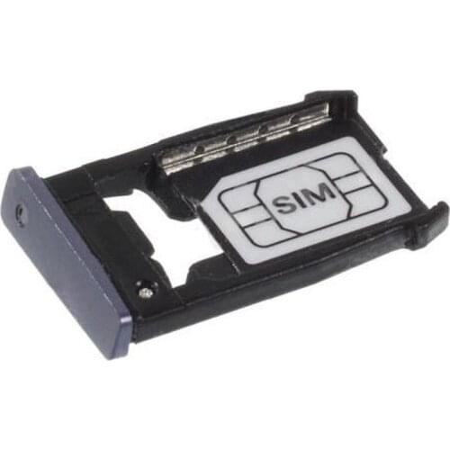 For Motorola Nexus 6 XT1100 XT1103 Silver/Blue Color SIM Card Tray Holder