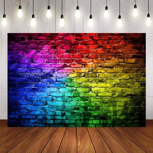 Graffiti wall hip-hop 80s 90s backdrop for photography newborn kids portrait photo shoot photo background studio vinyl floor