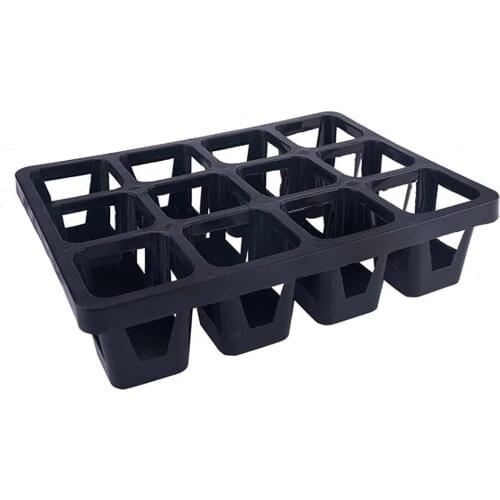 Pot Bracket Grow Seedlings Plastic Flowerpot Plant Trays Fleshiness Botany Excellent Resistance Holes 5 Pack Garden Decor