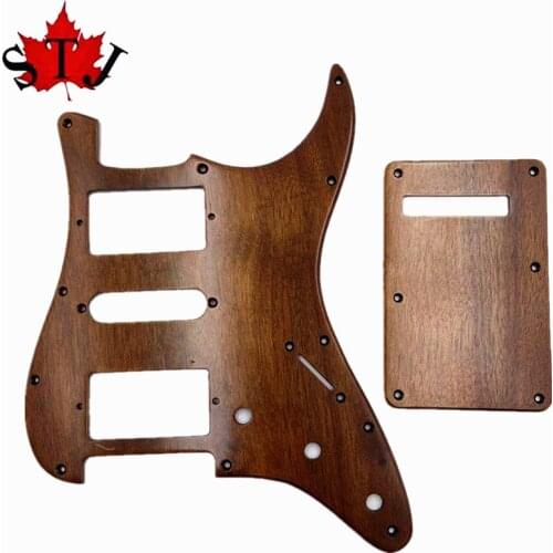HSH Pickguard & Backplate & Chinese mahogany wood for FD ST Style Guitar