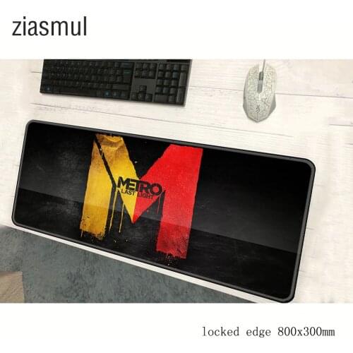 Metro 2033 mouse pad gamer 800x300x3mm anime notbook mouse mat gaming mousepad large Boy Gift pad mouse PC desk padmouse