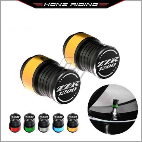 For Kawasaki ZZR1200 ZZR 1200 All Year Motorcycle Accessories Wheel Tire Valve Caps Covers