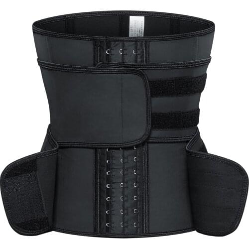 Latex Waist Trainer Trimmer Corset Weight Loss Workout Girdle Long Torso Waist Cincher Slimming Body Shapewear High Compression