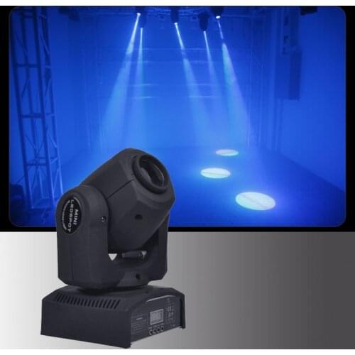 10W Mini Moving Head Spot Light Led Disco Dj Stage Dmx Spot Lamp Gobo Strobe Laser Effects Sound activated Show Party Lighting