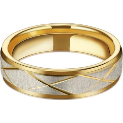 Men Stainless Steel Matte Finger Rings Gold Silver Color Carved Rings Male Casual Engagemen Wedding Band Jewelry Boyfriend Gift