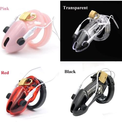 Male Electroshock Chastity Devices Cock Cage For Men Metal Chastity Belt Gay Penis Ring Sex Toys For Adult