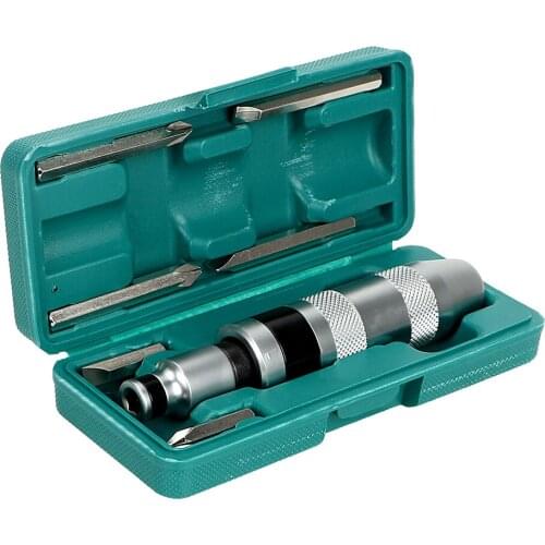 DIYWORK Multi-function Heavy Duty Impact Screwdriver Socket Kit Chrome Vanadium Steel 7Pcs/set Driver Chisel Bits Tools