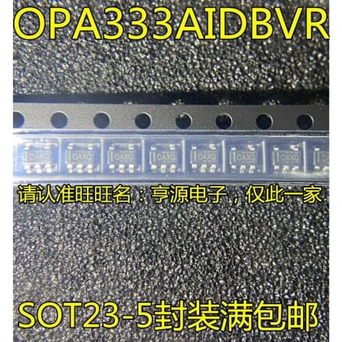 10PCS OPA333 OPA333AIDBVR SOT-23