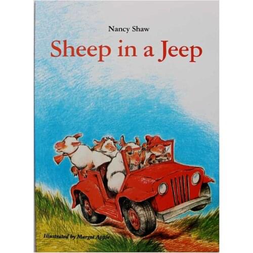 Sheep in a Jeep By Nancy E. Shaw Educational English Picture Book Learning Card Story Book For Baby Kids Children Gifts