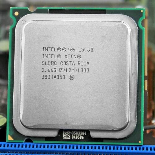 INTEL XONE L5430 cpu intel L5430 PROCESSOR quad core 2.67MHZ LeveL2 12M Work on LGA 775