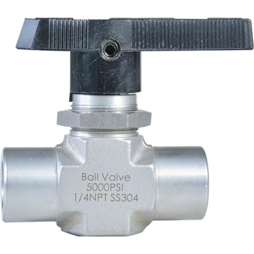 1/4" 3/8" 1/2" Die Forging Body Instrument Ball Valve Stainless Steel Internal Thread High Temperature High Pressure Ball Valve