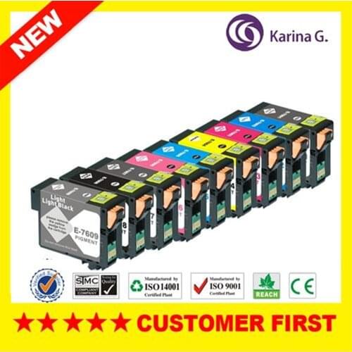 Compatible for Epson T7601 T7602 T7603 T7604 T7605 T7606 T7607 T7608 T7609 Ink Cartridge suit For Epson SURECOLOR SC-P600
