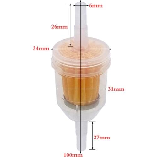 Motorcycle Fuel Line 6-8MM 1/4" Pipe Clamp Set for Scooter Mini Moto Dirt Bike ,Compact Lightweight