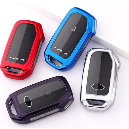 TPU Car Remote Key Cover For Kia Sportage Ceed Sorento Cerato Forte 2017 2018 2019 2020 2021