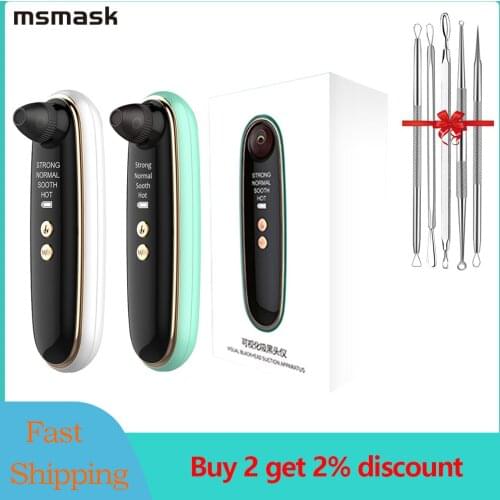 Visualization Blackhead Remover Electric Acne Nose Face Vacuum Cleaner Pore Skin Care Tool Deep Facial Cleansing Suction Machine