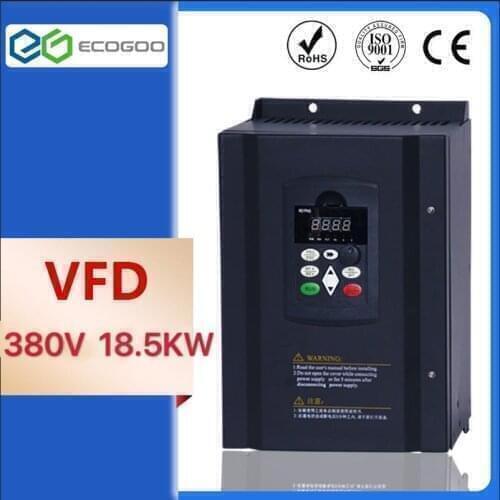 VFD 380V18.5KW Variable Frequency Inverter of Triple (3) Phase for Motor Speed Control