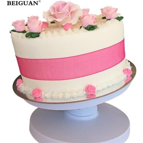 Revolving Stand Tilting Adjustable Cake Rotating Display Stand Turntable decoration Stand Platform Cupcake Stand Plate Tool