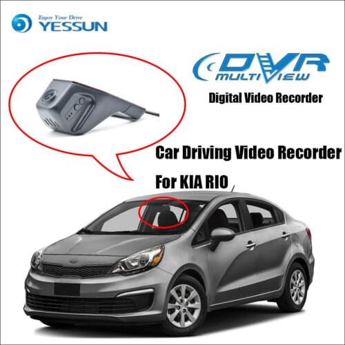 YESSUN For KIA RIO Car Front Dash Camera Not Reverse Parking Camera /DVR Driving Video Recorder - For iPhone Android APP Control