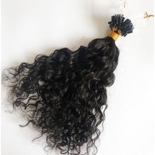 100pcs Wavy Micro Bead Hair Extensions Remy Micro Loop Human Hair Extensions Micro Ring Extensions For Women