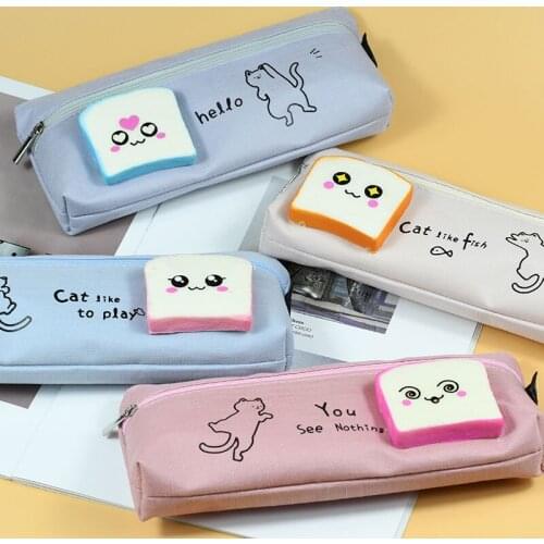 1017Multifunctional pencil case Big Pencil Case Hot sale For Boys Girlpencil Bag simple cheap Stationery School Supplies