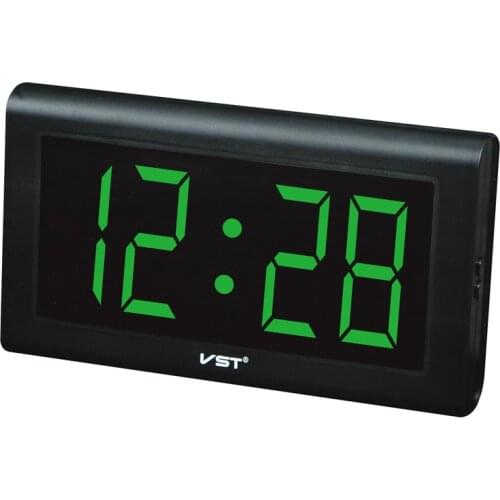 2017 24 Hours new Modern Table clock,LED Wall Clock , Big numbers Large Display digital clocks With EU/US plug