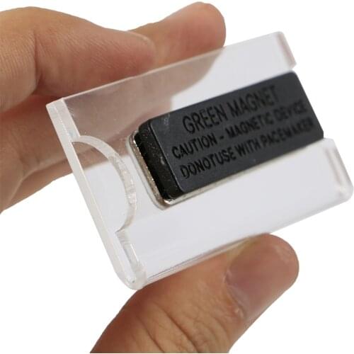 10pcs Reusable Acrylic Badge Name Tag Plastic Badge Magnet Badge Office Or School Id Tag
