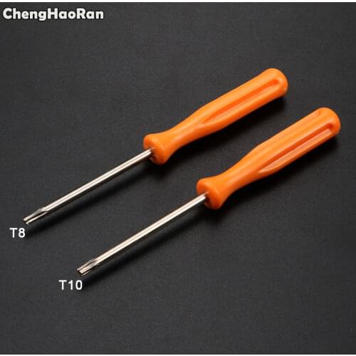 ChengHaoRan Security Screwdriver for Xbox 360/ PS3/ PS4 Tamperproof Hole Repairing Opening Tool Screw Driver Torx T8 T10