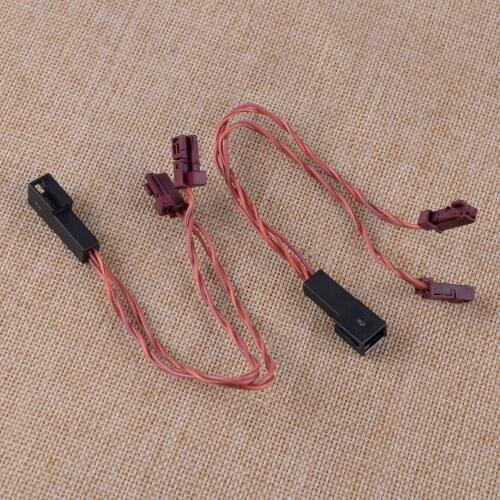 CITALL 2Pcs Plastic Speaker Adapter Plug Cable Y Splitter Tweeter Fit for Mercedes-Benz C-Class W205 X253 GLC